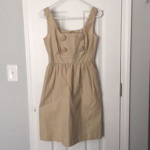 Banana republic beige summer dress size small